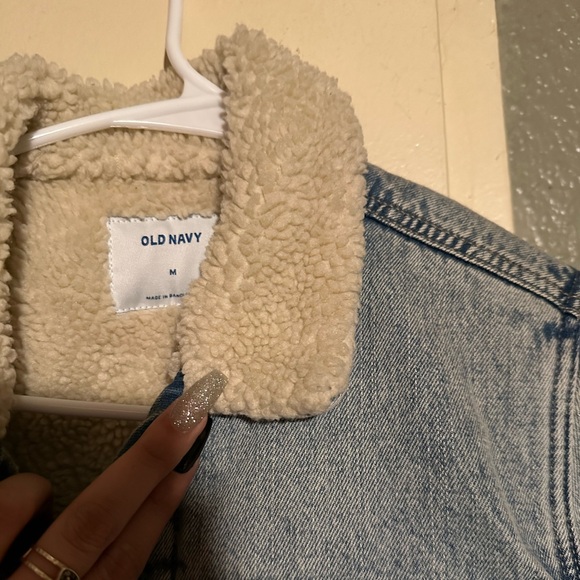 Gap Sherpa Denim Jacket (M) - Picture 4 of 9